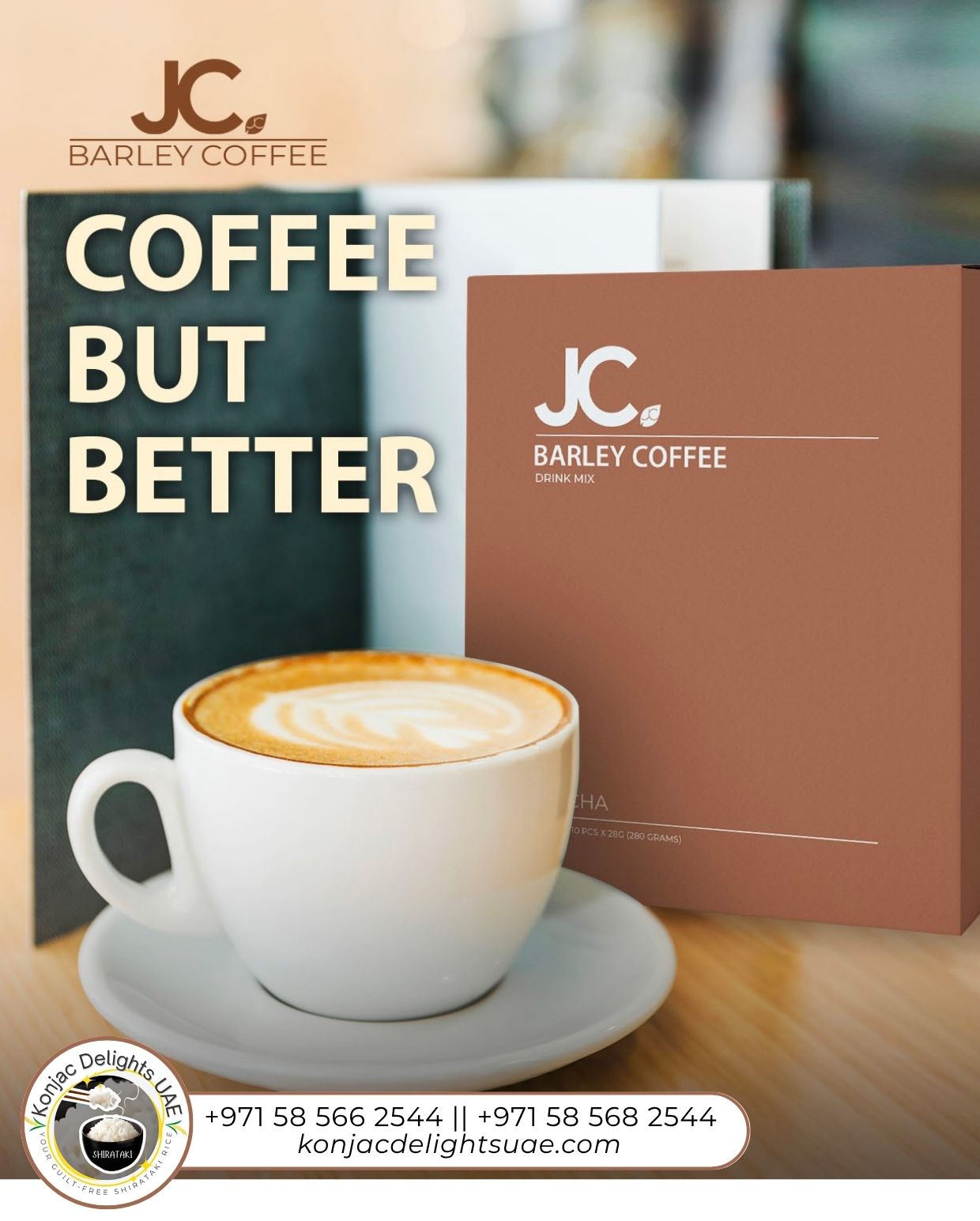 JC Barley Coffee Mocha ( 1x10 sticks )