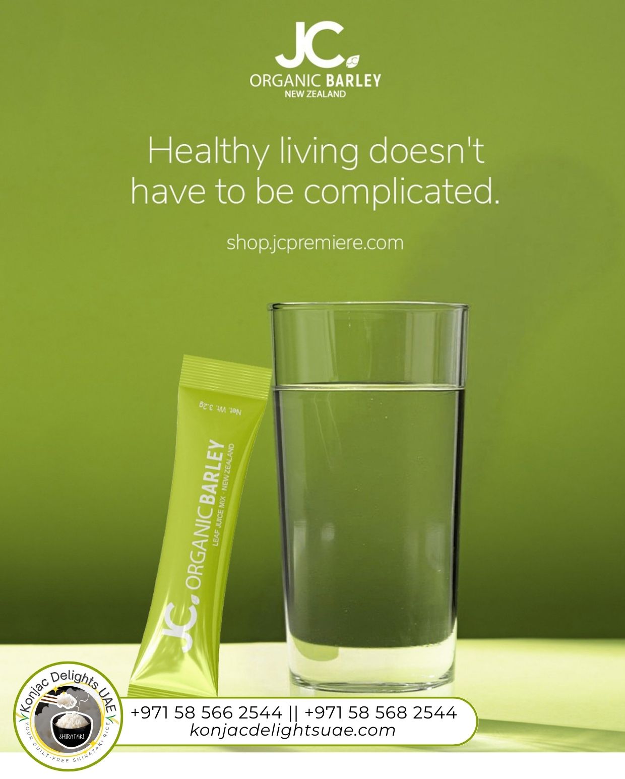 JC Organic Barley Juice ( 1x10 sticks )