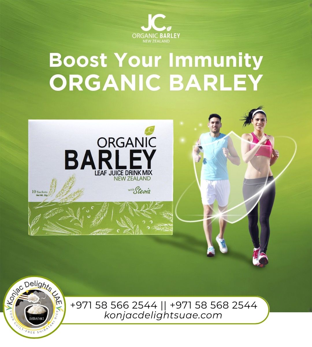 JC Organic Barley Juice ( 1x10 sticks )