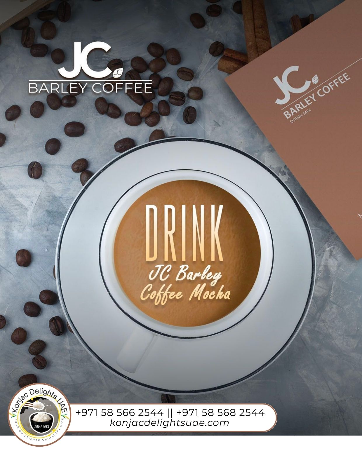 JC Barley Coffee Mocha ( 1x10 sticks )