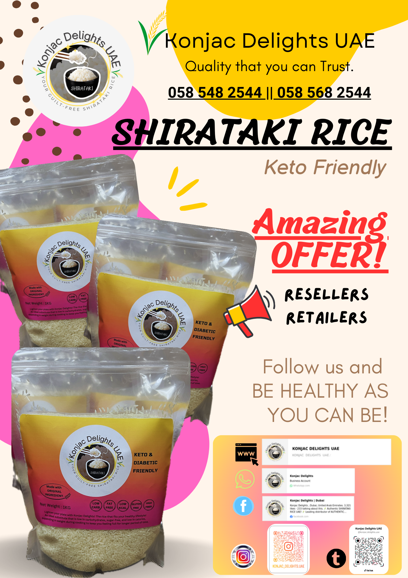 Dry Shirataki Rice