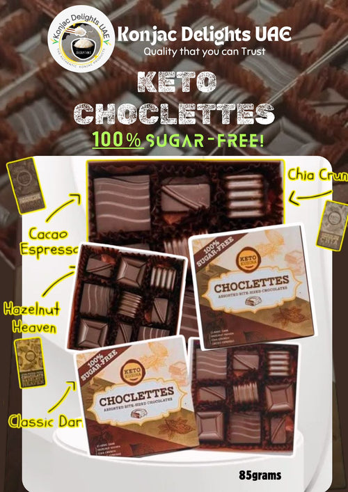 100% Sugar-free Keto Choclettes