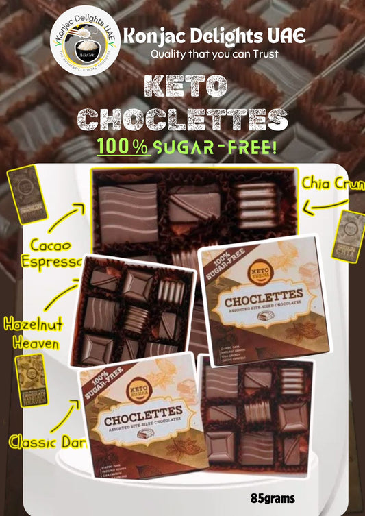 100% Sugar-free Keto Choclettes